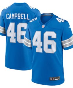 Jack Campbell Detroit Lions Nike Game Jersey - Blue