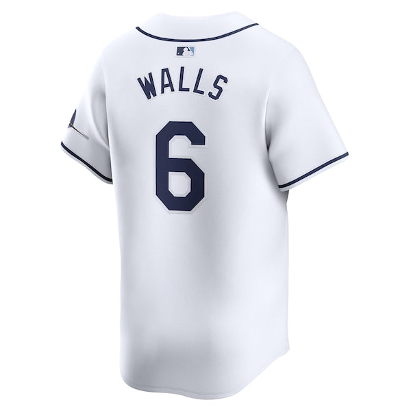 Taylor Walls Tampa Bay Rays Nike Home Limited Player Jersey - White - Image 3