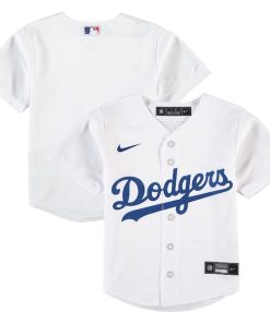 Los Angeles Dodgers Nike Preschool Home Replica Team Jersey - White