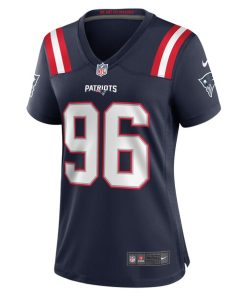 Alternative view of Sam Roberts New England Patriots Nike Women's Game Player Jersey - Navy