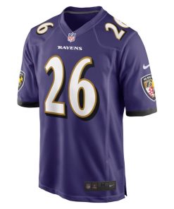 Alternative view of Geno Stone Baltimore Ravens Nike Game Jersey - Purple