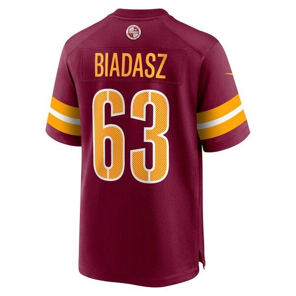 Tyler Biadasz Washington Commanders Nike Game Jersey - Burgundy - Image 3