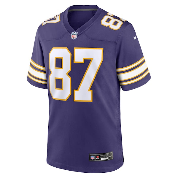 T.J. Hockenson Minnesota Vikings Nike Classic Player Game Jersey - Purple - Image 2