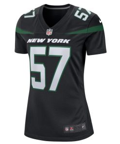 Alternative view of Bart Scott New York Jets Nike Women's Retired Player Jersey - Black
