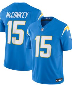 Ladd McConkey Los Angeles Chargers Nike Team Vapor F.U.S.E. Limited Jersey - Powder Blue