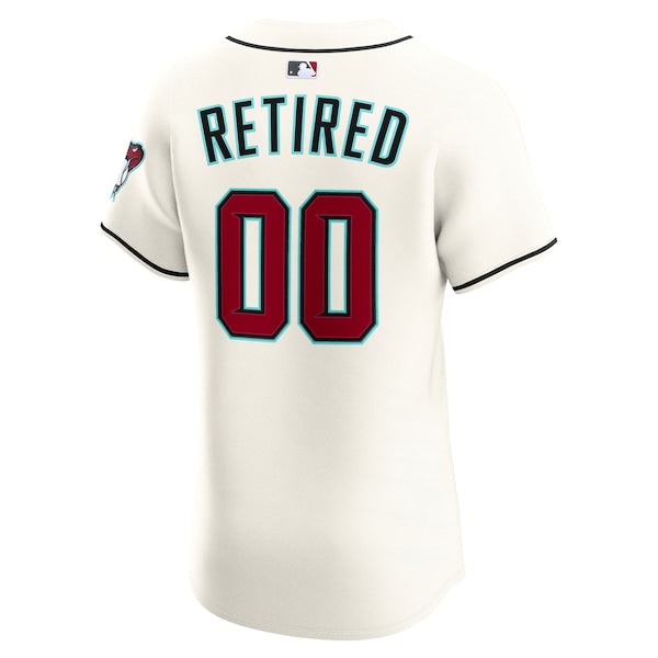 Arizona Diamondbacks Nike Home Elite Pick-A-Player Retired Roster Jersey - Cream - Image 3