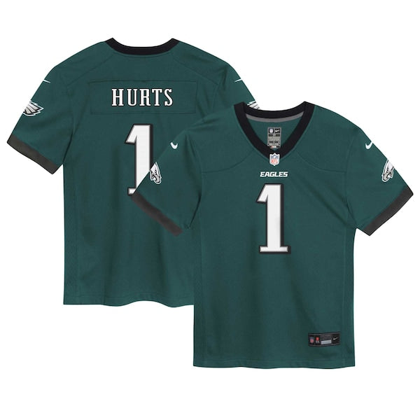 Jalen Hurts Philadelphia Eagles Nike Toddler Game Jersey - Midnight Green/Kelly Green - Image 2