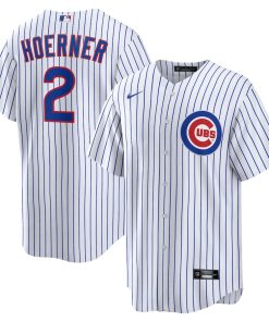 Nico Hoerner Chicago Cubs Nike Replica Player Jersey - White