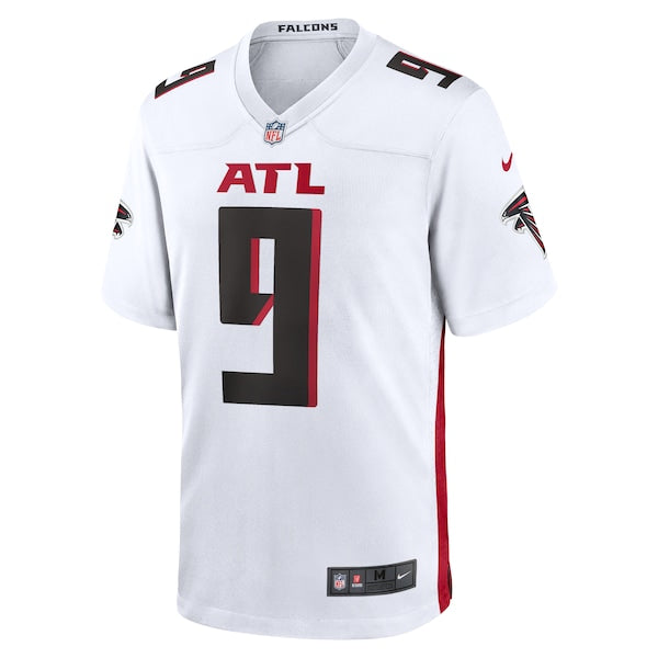 Michael Penix Jr. Atlanta Falcons Nike Game Jersey - White/Black/Red - Image 3