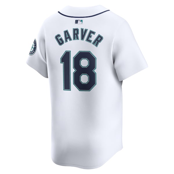 Mitch Garver Seattle Mariners Nike Home Limited Player Jersey?ยจC White - Image 3
