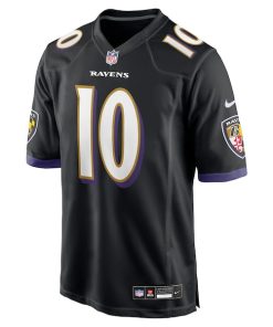Alternative view of DeAndre Hopkins Baltimore Ravens Nike Alternate Game Jersey -  Black