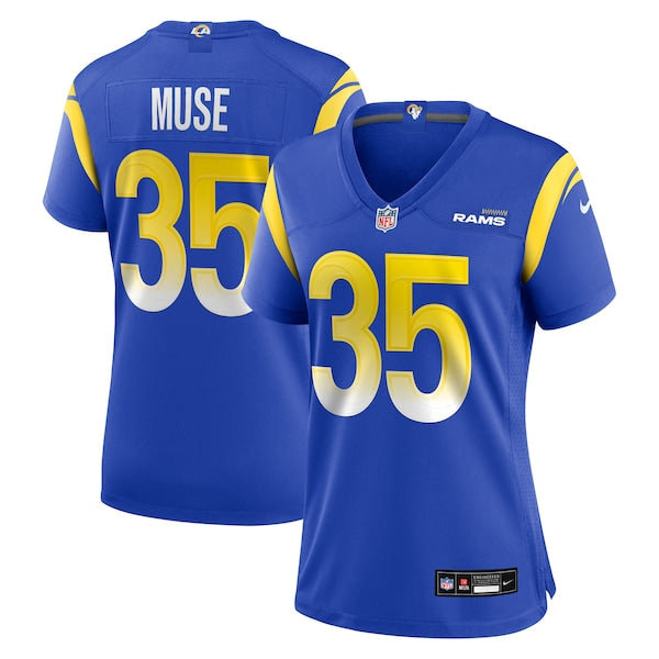 Nick Muse Los Angeles Rams Nike Women's Team Game Jersey - Royal