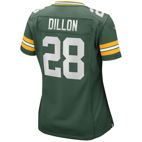AJ Dillon Green Bay Packers Nike Women's Player Game Jersey - Green - Image 3