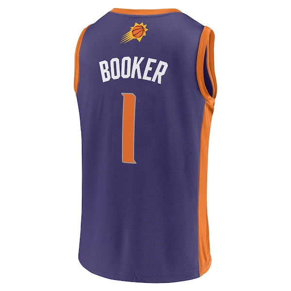 Men's Devin Booker Purple Phoenix Suns Player Jersey - Image 3