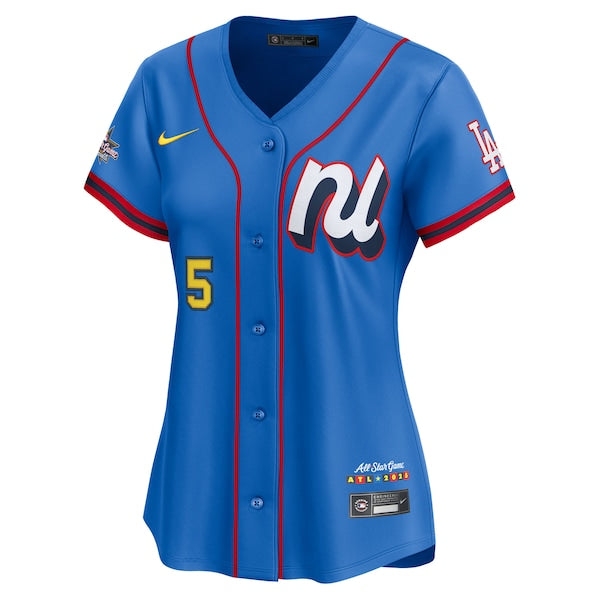Freddie Freeman National League Nike Women's 2025 All-Star Edition Limited Player Jersey - Blue - Image 2