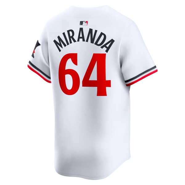 Jose Miranda Minnesota Twins Nike Home Limited Player Jersey - White - Image 3