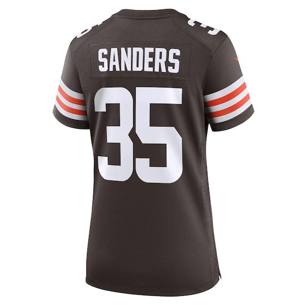 Raheim Sanders Cleveland Browns Nike Women's Team Game Jersey - Brown - Image 3