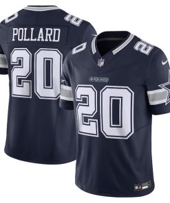 Alternative view of Tony Pollard Dallas Cowboys Nike Vapor F.U.S.E. Limited Jersey - Navy/White