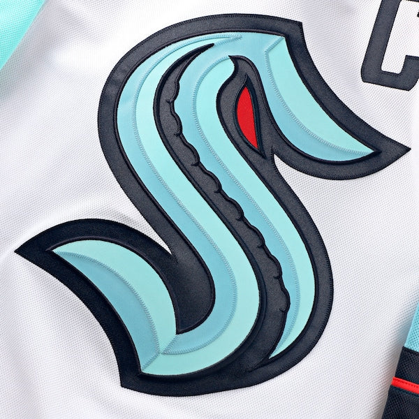 Seattle Kraken Away Premium Custom Jersey - White/Navy - Image 5
