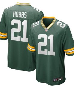 Nate Hobbs Green Bay Packers Nike Team Game Jersey -  Green
