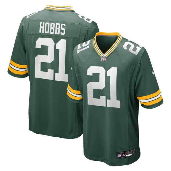 Nate Hobbs Green Bay Packers Nike Team Game Jersey - Green