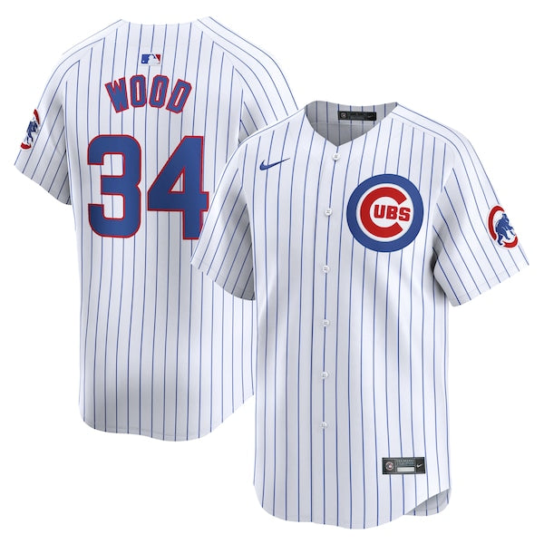 Kerry Wood Chicago Cubs Nike Home Limited Player Jersey - White