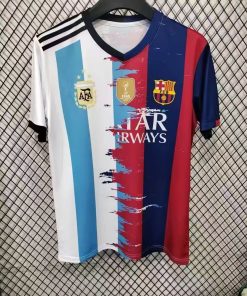 Alternative view of Lionel Messi Barcelona & Argentina Limited Edition Jersey