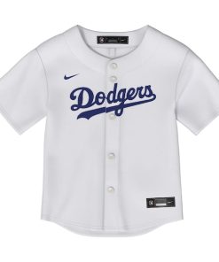 Alternative view of Shohei Ohtani Los Angeles Dodgers Nike Toddler Home Replica 2.0 Player Jersey - White