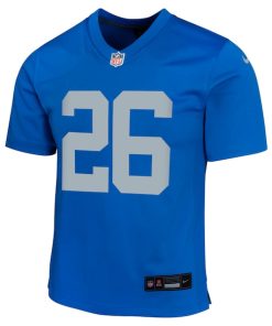 Alternative view of Jahmyr Gibbs Detroit Lions Nike Youth Alternate Game Jersey -  Blue