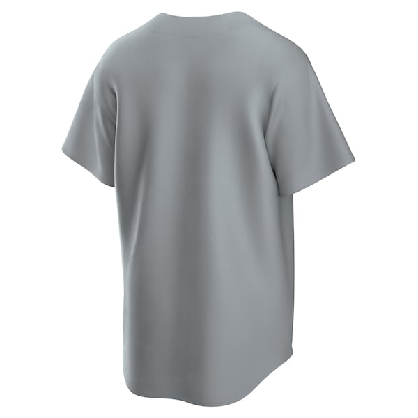 New York Yankees Nike Road Cooperstown Collection Team Jersey - Gray - Image 3