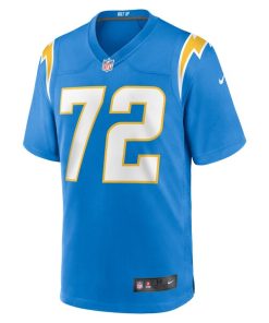 Alternative view of Jerrod Clark Los Angeles Chargers Nike Team Game Jersey -  Powder Blue
