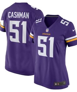 Blake Cashman Minnesota Vikings Nike Women's Team Game Jersey -  Purple