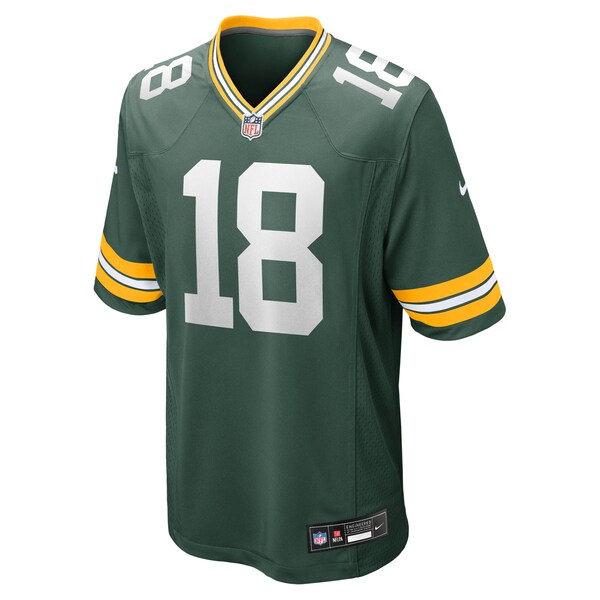 Malik Heath Green Bay Packers Nike Game Jersey - Green - Image 3