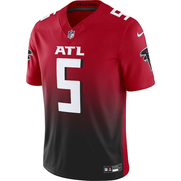Drake London Atlanta Falcons Nike Vapor F.U.S.E. Limited Jersey - Red/Black - Image 6