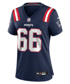 Alternative view of Will Campbell New England Patriots Nike Women's Team Game Jersey -  Navy