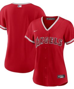 Los Angeles Angels Nike Women's Alternate Replica Team Jersey - Red