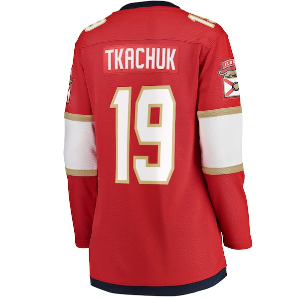 Matthew Tkachuk Florida Panthers Women's 2025 Stanley Cup Champions Breakaway Jersey - Red - Image 3