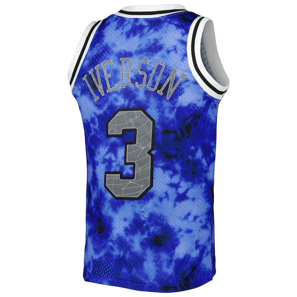 Allen Iverson Philadelphia 76ers 1996/97 Galaxy Swingman Jersey - Royal - Image 3