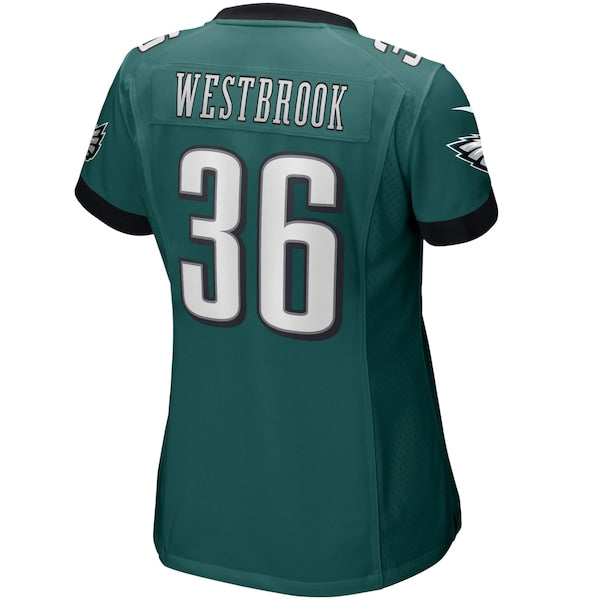 Brian Westbrook Philadelphia Eagles Nike Women's Game Retired Player Jersey - Midnight Green - Image 3