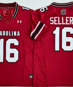 LaNorris Sellers NCAA South Carolina Gamecocks Under Armour Vapor Limited Jersey