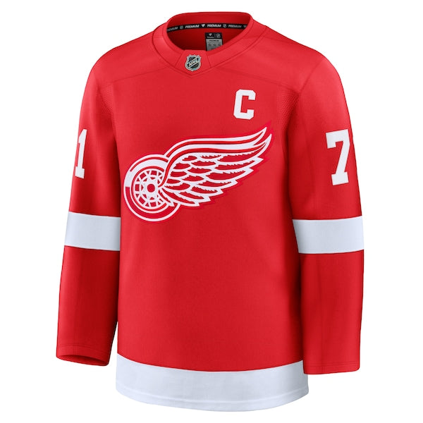 Dylan Larkin Detroit Red Wings Home Premium Jersey - Red/White - Image 3