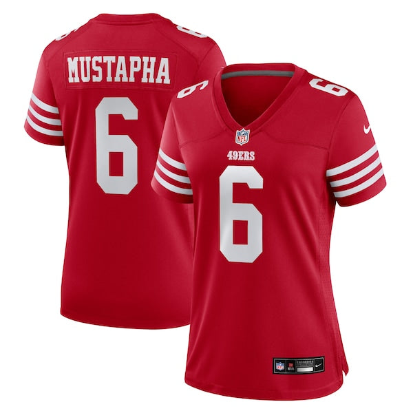 Malik Mustapha San Francisco 49ers Nike Women's Game Jersey - Scarlet