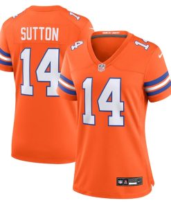 Courtland Sutton Denver Broncos Nike Women's Mile High Collection 1977 Throwback Player Game Jersey - Orange