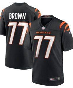 Trent Brown Cincinnati Bengals Nike Game Jersey -  Black