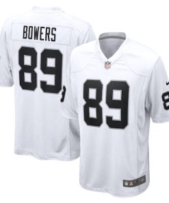 Brock Bowers Las Vegas Raiders Nike Game Jersey -  White