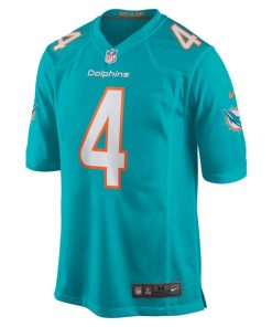 Alternative view of Kader Kohou Miami Dolphins Nike Game Player Jersey - Aqua