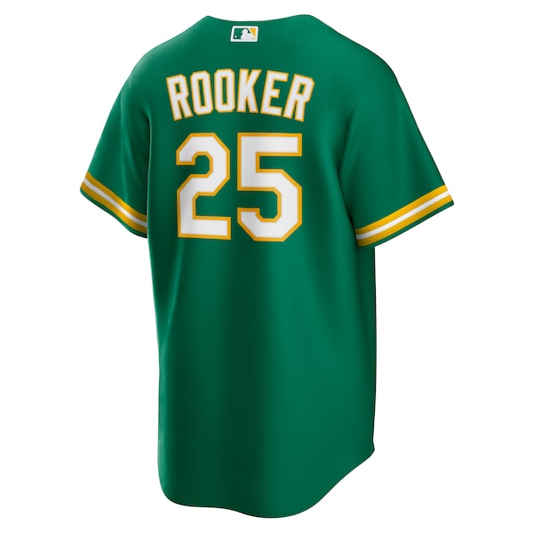 Brent Rooker Oakland Athletics Nike Alternate Replica Jersey - Kelly Green/White - Image 4