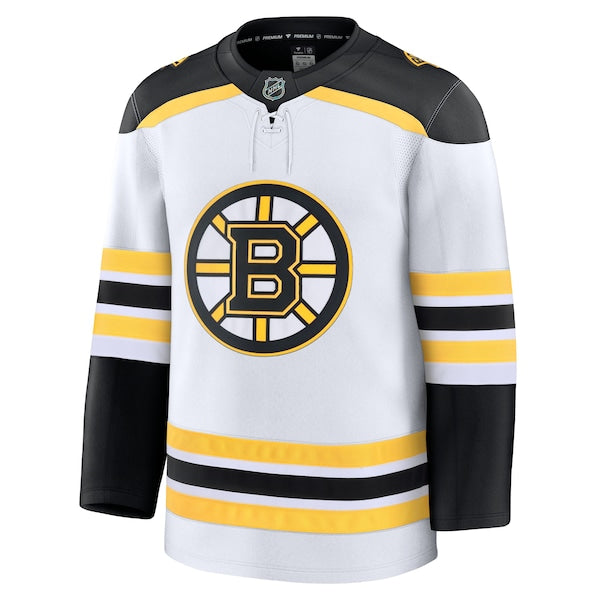 Boston Bruins Away Premium Jersey - White/Black - Image 9
