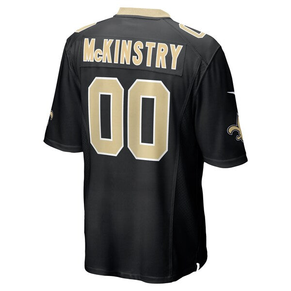 Ga'Quincy?McKinstry?New Orleans Saints Nike 2024 NFL Draft Player Game Jersey - Black - Image 3