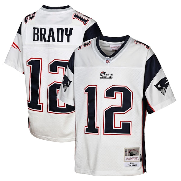 Tom Brady New England Patriots Youth 2000 Legacy Replica Jersey - White